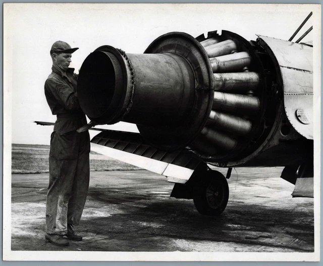Lockheed P-80 Shooting Star Raf Horsham St Faith Norfolk Press Photo Usaf 19