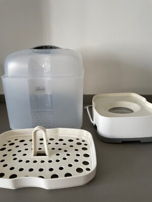 Modulare a Vapore Naturale Chicco Chicco SterilNatural Sterilizzatore Biberon 2in1 