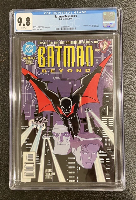 BATMAN BEYOND 1 (DC, 1999) 1ST PRINT, 1st TERRY MCGINNIS   CGC 9.8  White Pages