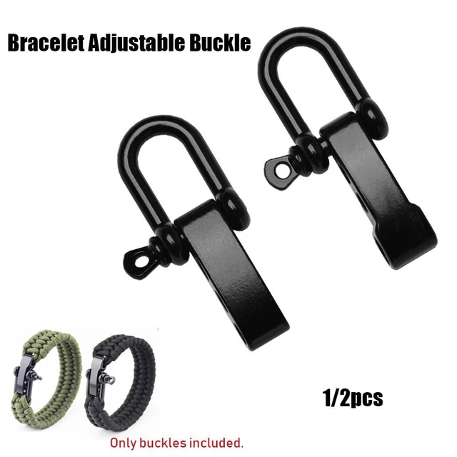 Accessori Corda Sopravvivenza Paracords Bracciale Fibbie A Forma di U Fibbia