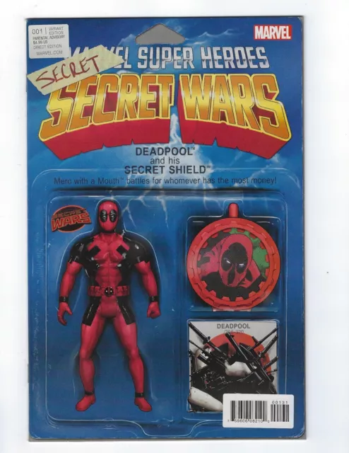 Deadpool's Secret Secret Wars # 1 Action Figure Variant Cover NM Marvel Deadpool