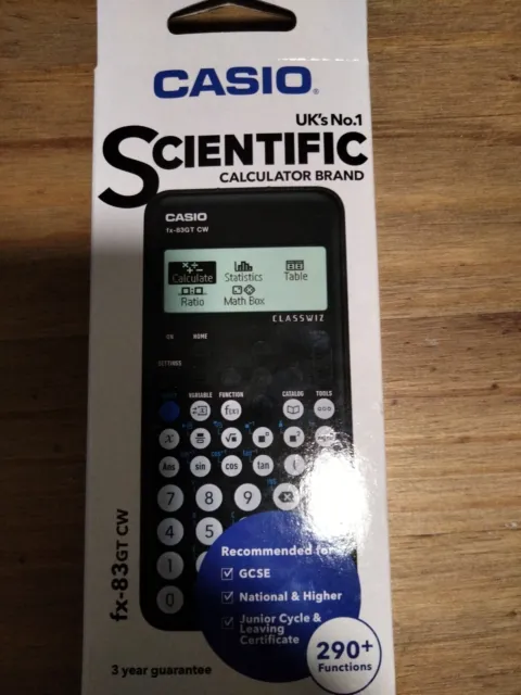 Casio ClassWiz fx-83GT CW Scientific Calculator - Black