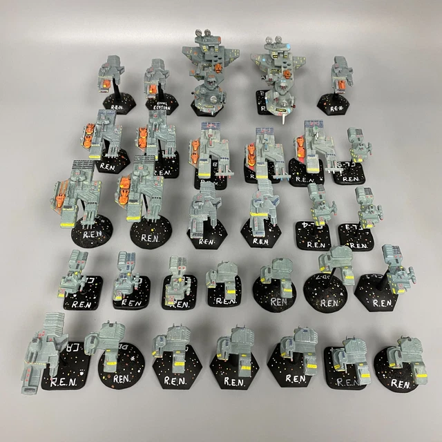 30 X Elkiem Empire Fleet Leviathan Models Full Thrust Armada Battlefleet Gothic