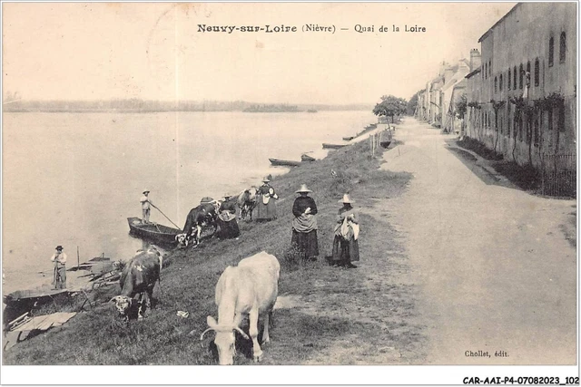 CAR-AAIP4-58-0338 - NEUVY SUR LOIRE  - Quai de la loire