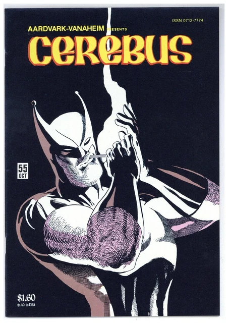 Cerebus 55 Dave Sim! Wolveroach cover/story! SNIKT! 1983 Aardvark Vanaheim H795
