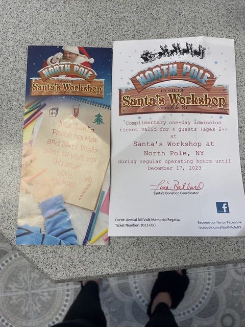 tickets santas workshop
