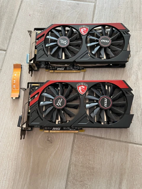 CROSSFIRE DE 2 AMD Radeon R9 270X GAMING 2G MSI Twin Frozr EUR 1,00 ...
