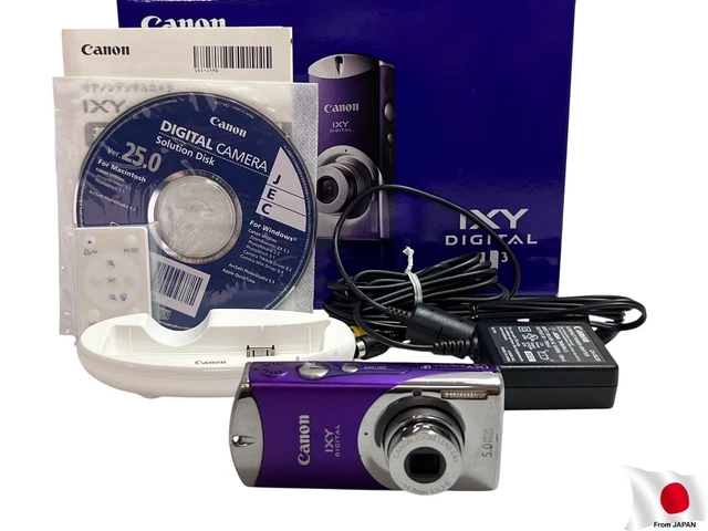 88.ixy Digital　Ｌ3 CANON IXY L3 5.0MP 2.4x PC1144 Compact Digital Camera Purple