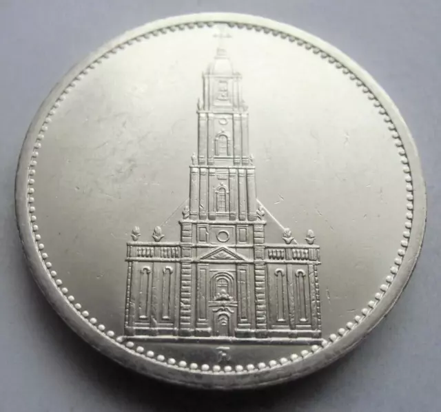 (938)  German Coin   1934 A -  5 Reichsmark Silver