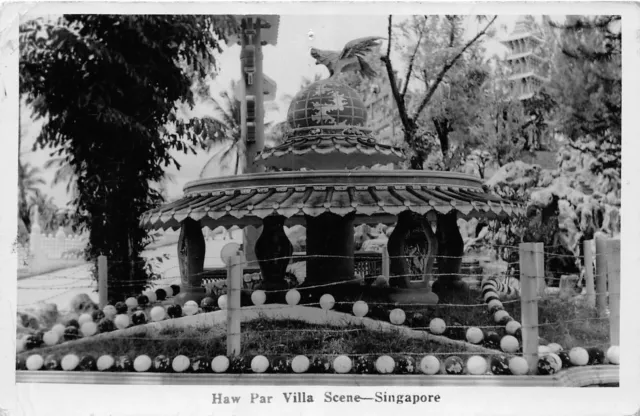 Postcard  Singapore -  Haw Par Villa   - Rp - Circa 1954