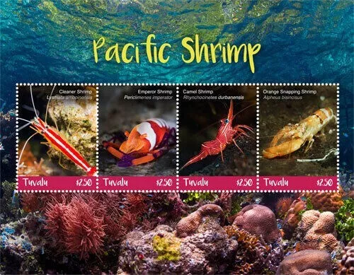 Tuvalu 2018 - Pacific Shrimp - Sheetlet - MNH