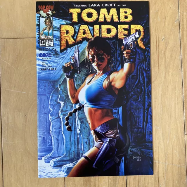 Image Top Cow - Tomb Raider  6 1st Lara Croft Ongoing Joe Jusko Cover Eidos