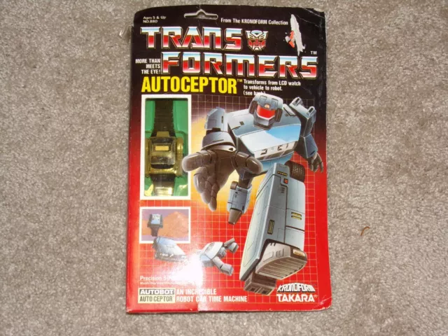 Autoceptor Grey Car Watch Kronoform Takara Unused G1 Vintage Transformer Autoceptor Grey Car Watch Kronoform Takara Unused G1 Vintage Transformer