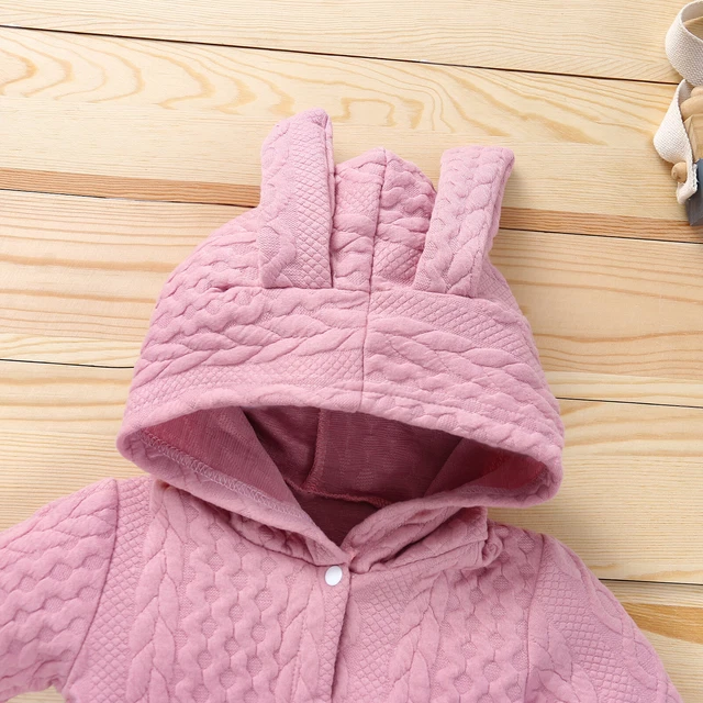 Tuta tutina con cappuccio neonato bambino bambino orso bambina orso body abiti 7