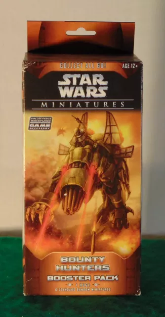 WOTC Star Wars Miniatures CMG BOUNTY HUNTER Booster Pack--Factory Sealed