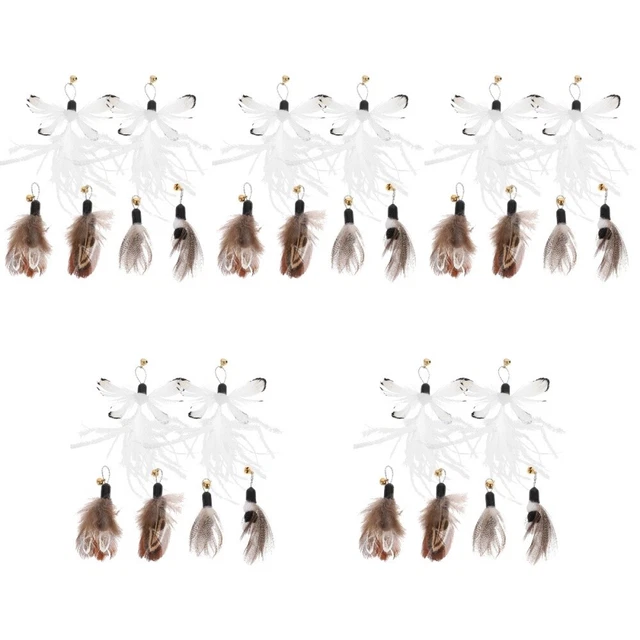 6 Pcs Chat Taquin Tête De Rechange Pour jouet pour chat Jouet De Chaton
