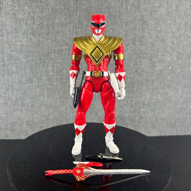 FIGURINE POWER RANGERS Legacy Mighty Morphin Armored Red Ranger 6,5 ...