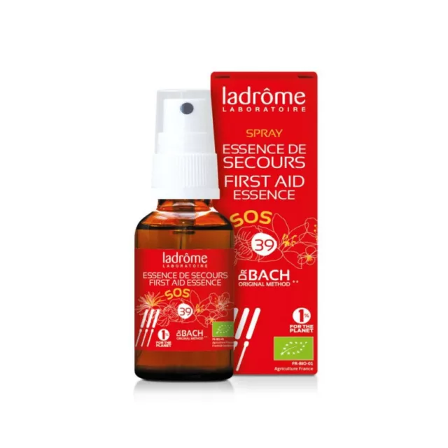 Ladrôme - Elixir de secours Bach Bio spray N°39 - 20 ml - Ladrôme