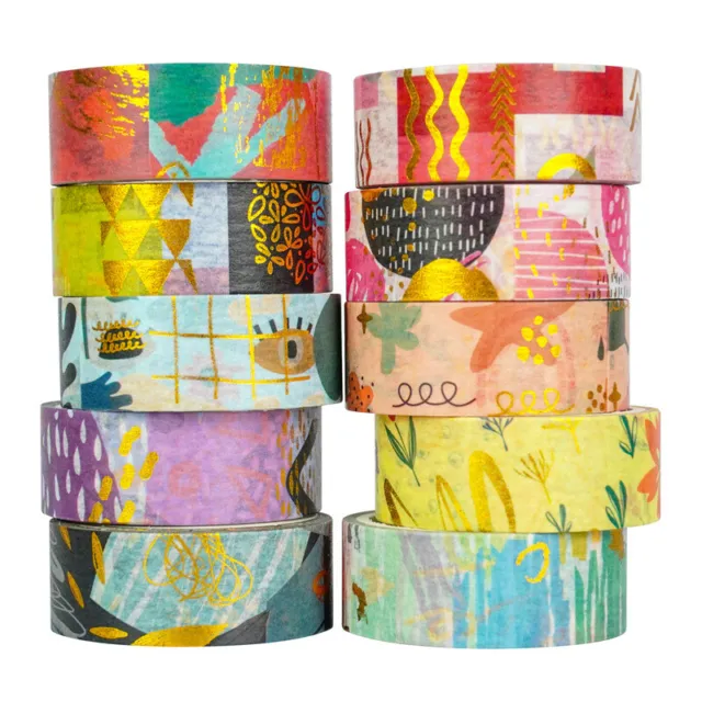 12pcs Vintage Floral Washi Tape Set , Decorative Tapes For DIY Crafts And  Arts Scrapbooking 2024 - $5.99