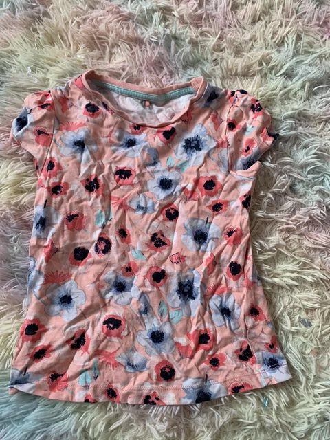 T-shirt fiori floreali bambine età 5-6