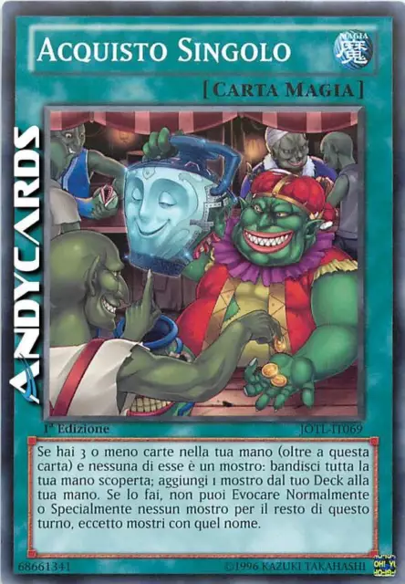 Acquisto Singolo ☻ Comune SP ☻ JOTL IT069 ☻ YUGIOH ANDYCARDS