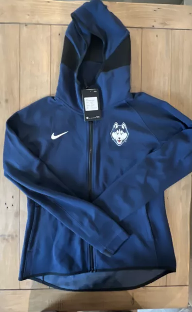 Nike Dry UCONN Huskies Basketball Showtime Team Jacket Women M CQ0335 Navy Blue