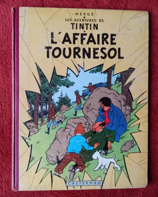 Tintin-L'affaire Tournesol- B31- 1962-Edition Francaise-