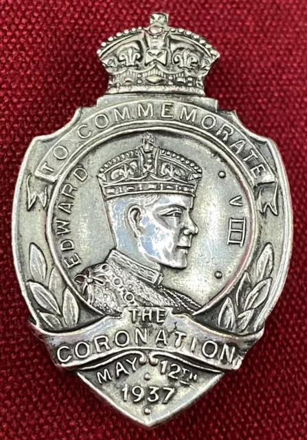 1937 Badge for the 12th May King Edward VIII Coronation that never took place