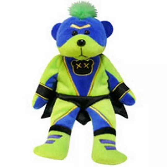 Skansen Beanie Kid "Trouble The Supervillain Bear Mint With Mint Tag