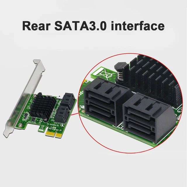 PCI-E X1/X4/X8/X16 EXPANSION Adapter Card 6Gbps for Windows Desktop ...
