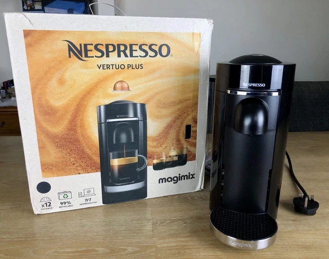 NESPRESSO VERTUO PLUS Magimix M600 1260W Coffee Machine Black In Box £