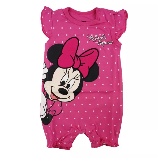 Disney Minnie Maus Baby Kleinkind kurzarm Body Strampler Gr. 68 - 92