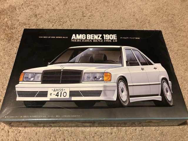 1/24 FUJIMI MERCEDES 190E AMG W201 Plastic Model Kit Vintage Rare $65. ...