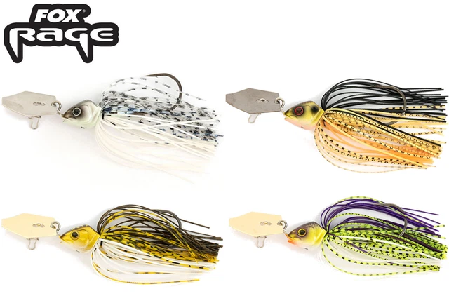 Fox Rage Bladed Jig - Spinnköder, Jig zum Spinnangeln, Barschköder, Zanderköder