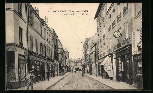 CPA Montreuil-sous-Bois, La Rue du Pré