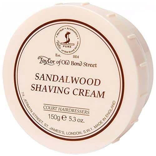 Tazón crema de afeitar Taylor of Old Bond Street sándalo 150 g