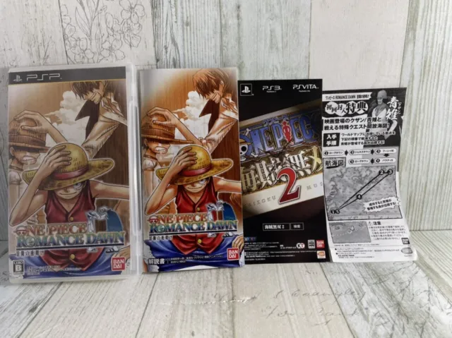 PSP One Piece ROMANCE DAWN Japanese Version PlayStation Portable BANDAI USED