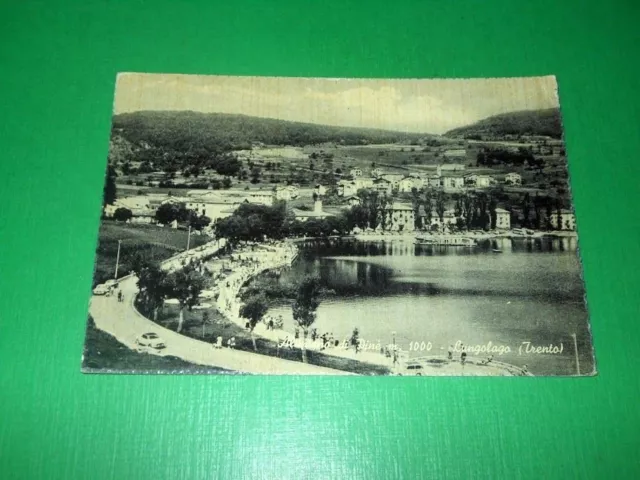 Cartolina Altipiano di Pinè ( Trento ) - Lungolago 1963