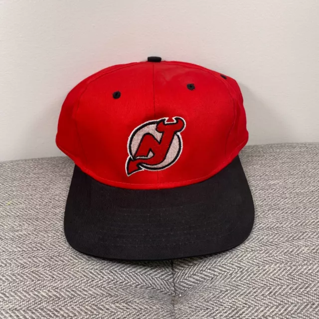 90's New Jersey Devils NHL Snapback Hat – Rare VNTG