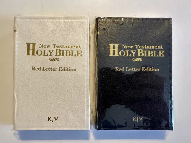 Holy Bible Pocket Miniature New Testament KJV Red Letter Edition LOT OF 36