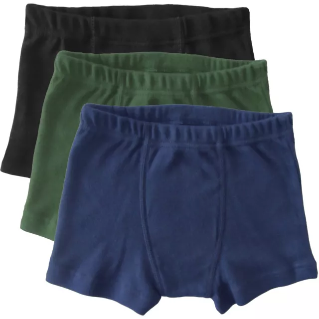 HERMKO 2900 3er Pack Jungen Pant verschiedene Farben, Bio-Baumwolle, Boxershorts