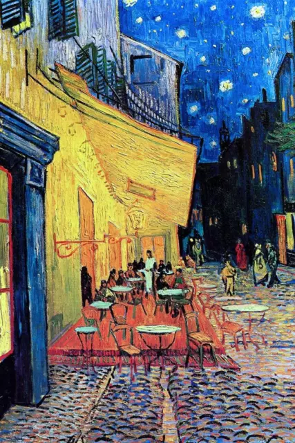 Vincent van Gogh Cafe Terrace At Night Laminated Poster 24x36