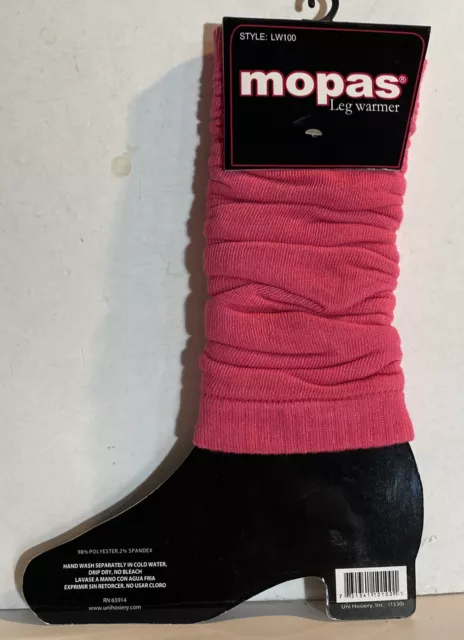 Mopas Leg Warmers Style LW100 1 Pair Black Gray Pink Winter Warm NEW