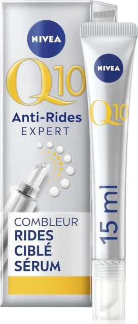 NIVEA Q10 Expert Combleur de rides ciblé et instantané (1 x 15 ml) Soin anti-âge