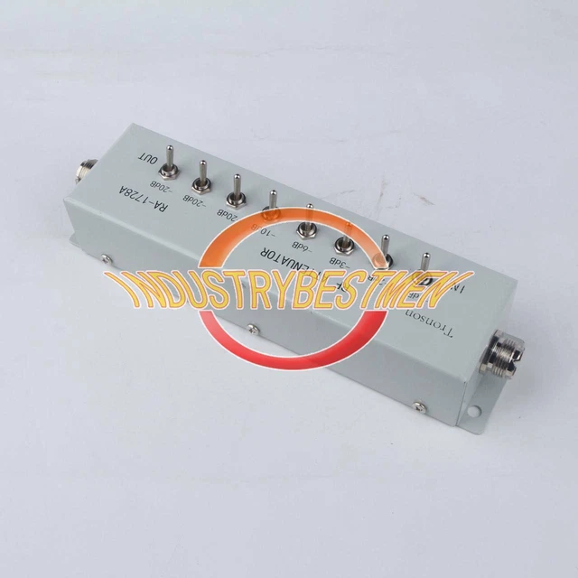1PC NEW 0 - 82DB VARIABLE/ STEP ATTENUATOR 50 OHM for Ham Radio Transmitter