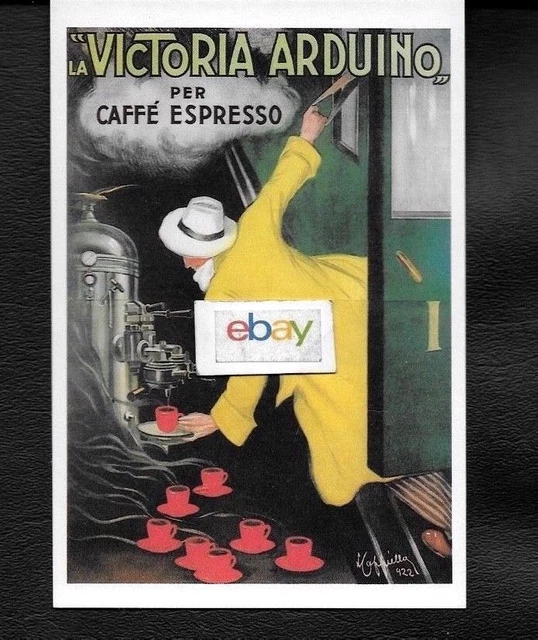LA VICTORIA ARDUINO Per Caffè Espresso 1922 Cappiello Repro