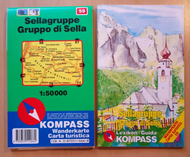 Kompass Wanderkarte Nr. 59 – Sellagruppe, Maßstab 1:50.000