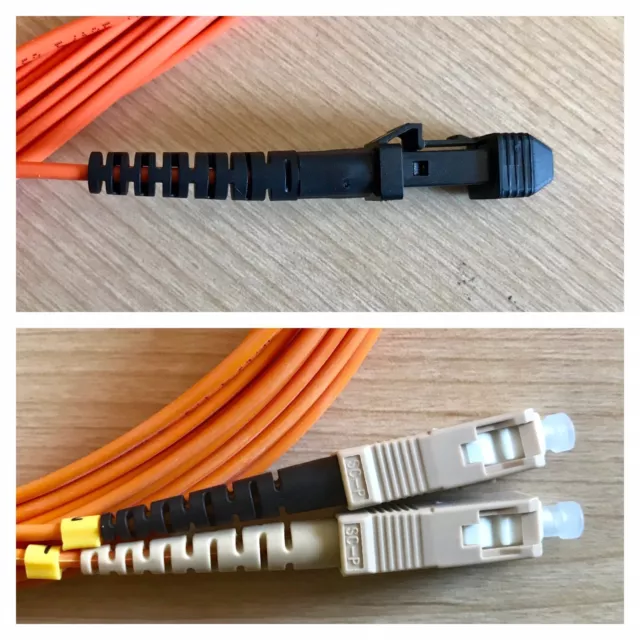 mss fibre Fibre Patch cable SC to MTRJ, 62.5/125, LSZH, Duplex, M/Mode, 5 meters