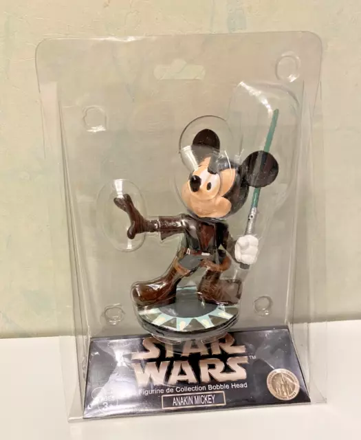 Disney Star Wars Bobble Head Mickey Mouse Anakin authentic original parks