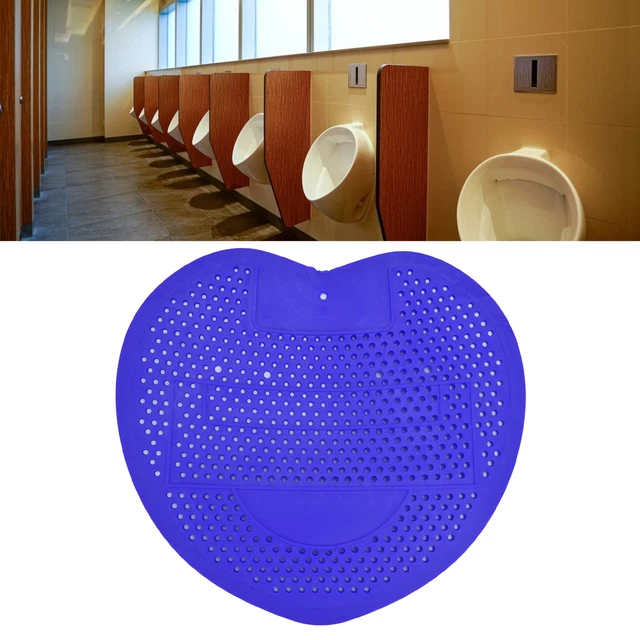 Blue Urinal Screen Anti Blocking Durable Splashproof Urinal Deodorizer